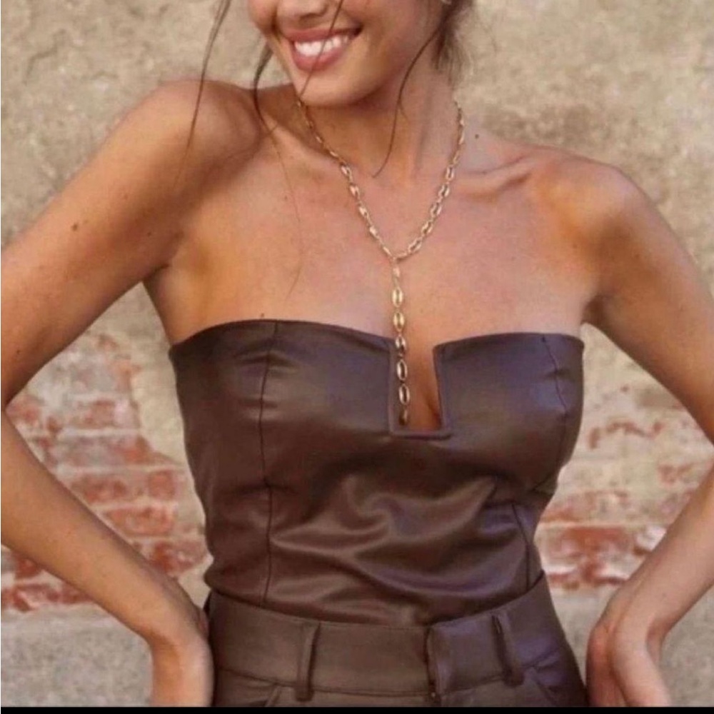 Zara Brown Bodysuit
